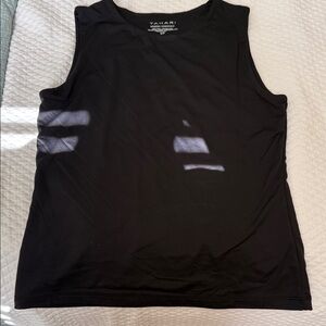 Tahari Women's Classic Black Tank Top